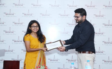 A Triumphant moment - Dr. SAPARNYA VIJAYAN This moment is very special and memorable for us and your family. You've mastered 