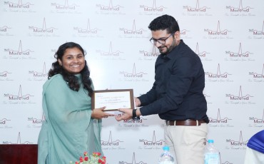 A Triumphant moment - Dr. STEFFI WILLIAM  This moment is very special and memorable for us and your family.  You've mastered 