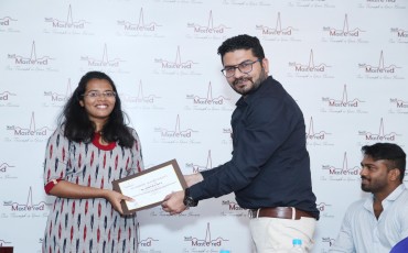 A Triumphant moment - Dr. SHEEBA ALEX This moment is very special and memorable for us and your family. You've mastered yours